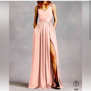 Vera wang pink gown